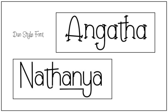 Angatha Nathanya Font for Eye-Catching Design