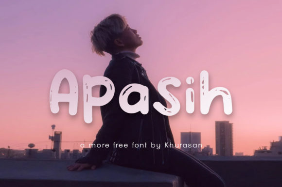 Apasih: A Modern Display Font for Editorial Design