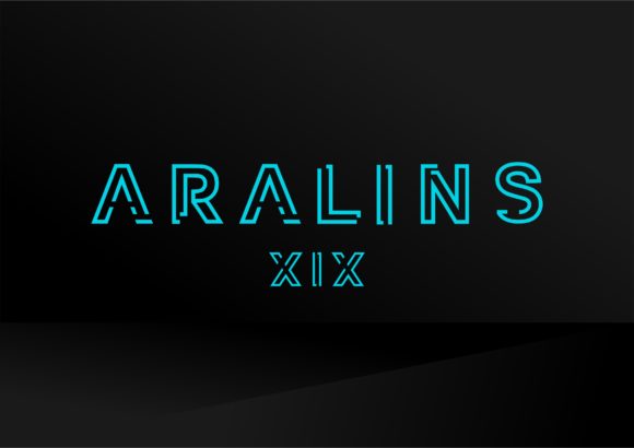 Aralins: A Futuristic Display Font for Bold Branding