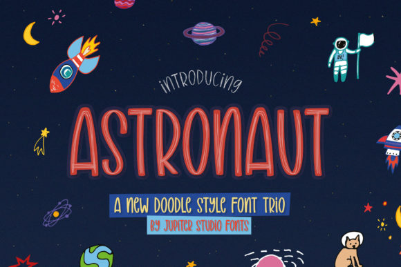 Astronaut Trio Font for a Fresh Brand Look