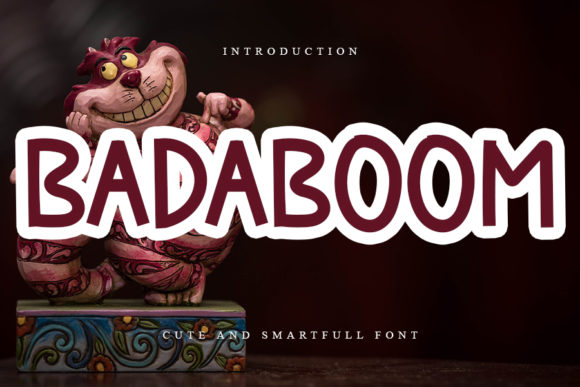 Badaboom: A Clean Display Font for Creative Makers