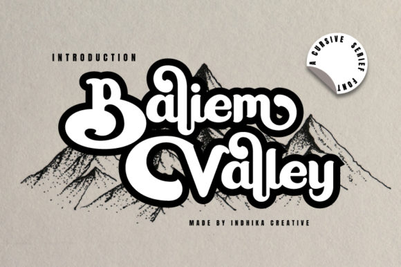 Baliem Valley Font for Branding and Design Projects
