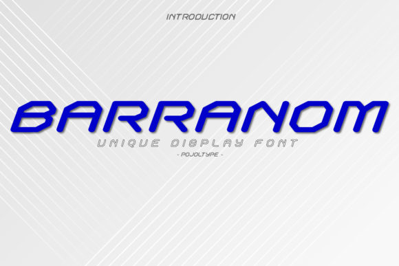 Barranom Font for Professional Branding and Stylish Design
