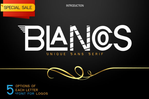 Blancos: A Modern Display Font for Eye-Catching Campaigns