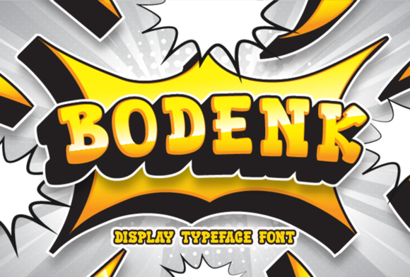 Bodenk: A Bold Display Font for Creative Makers
