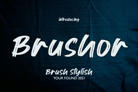 Brushor: A Cool Display Font for Bold Visual Impact