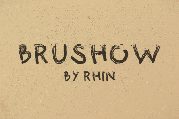 Brushow: A Vintage-Styled Display Font for Web Design