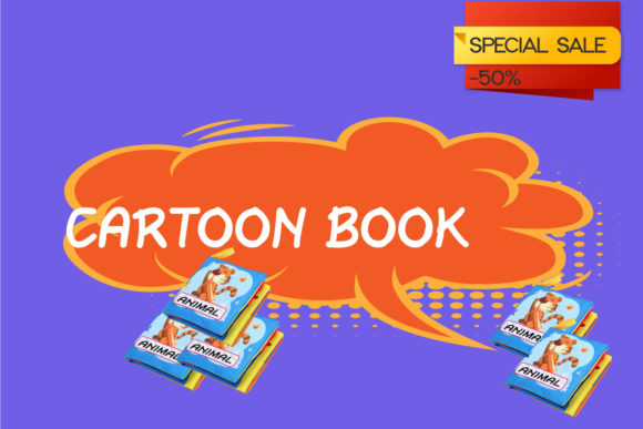 Cartoon Book Font for Creative Display and Branding