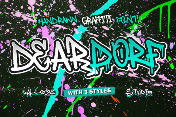 Deardorf: A Cool, Urban Display Font for Bold Branding