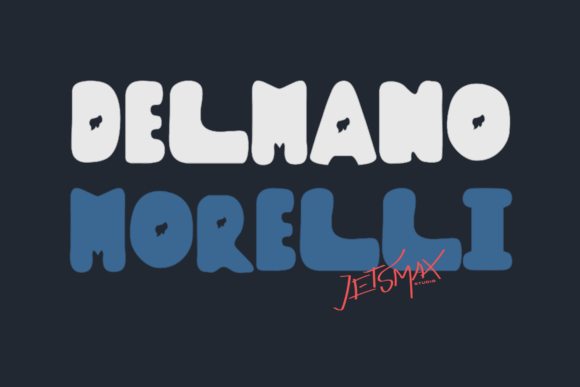 Delmano Morelli: A Fun Font to Boost Your Brand's Visual Appeal