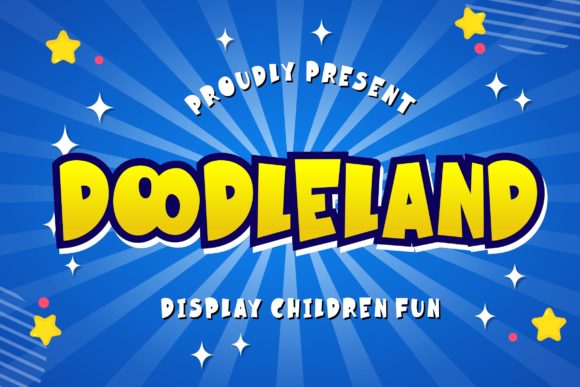 Doodleland Display Font for Web Design and Branding