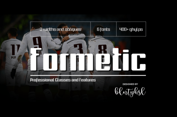 Formetic: A Bold Display Font for Modern Branding