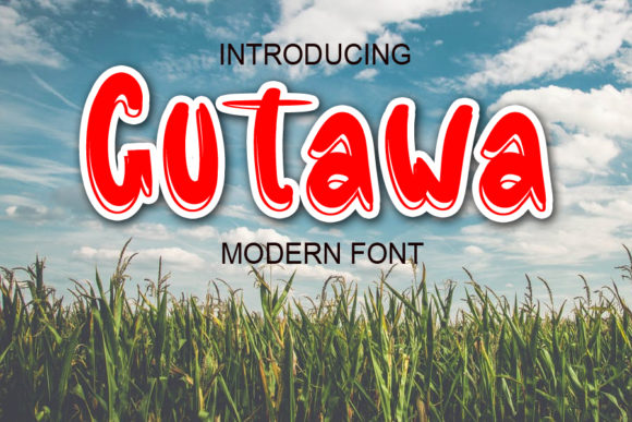 Gutawa Font for Bold and Trendy Craft Designs
