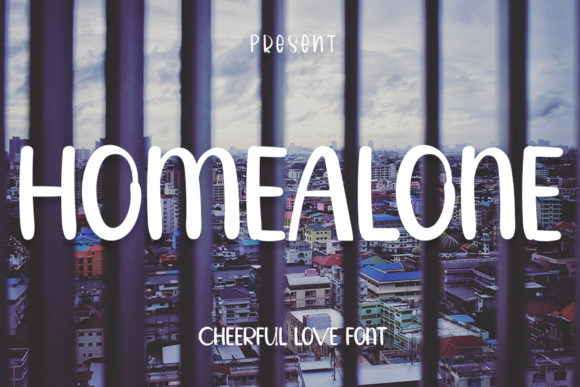 Homealone: A Display Font for Digital Creativity