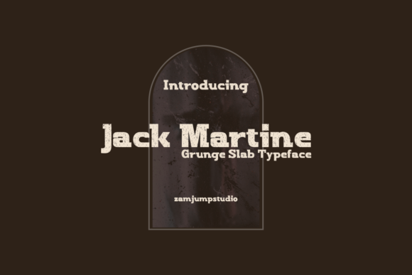 Jack Martine: A Bold Display Font for Creative Projects