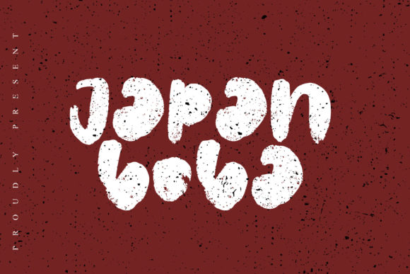Japan Boba: A Bubbly Display Font for Creative Makers