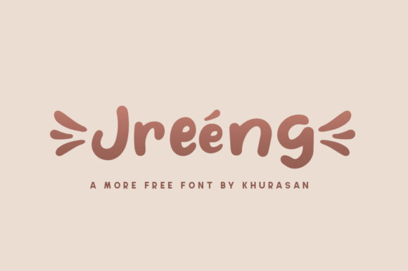 Jreeng Font for Eye-Catching Digital Designs