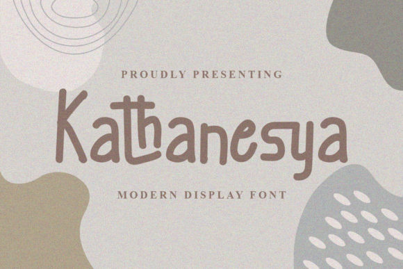 Kathanesya: A Playful Display Font for Digital Creatives