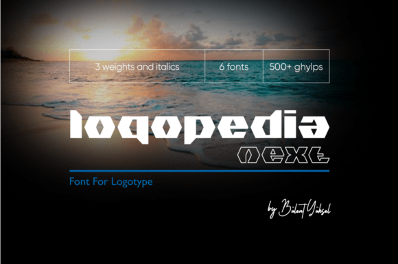 Logopedia Next: A Cool, Geometric Font for Your Brand