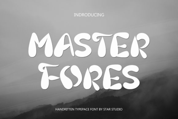 Master Fores: A Cool Display Font for Handmade Creations