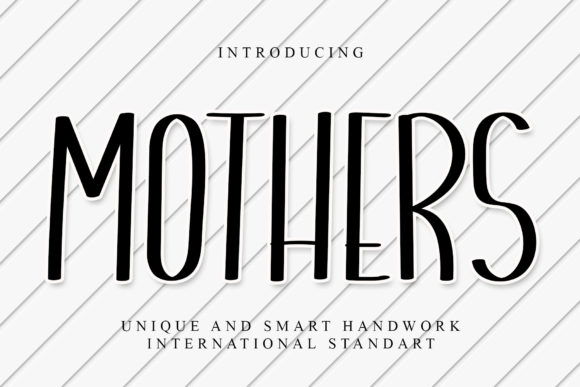 Mothers Display Font for Bold Branding and Eye-Catching Designs