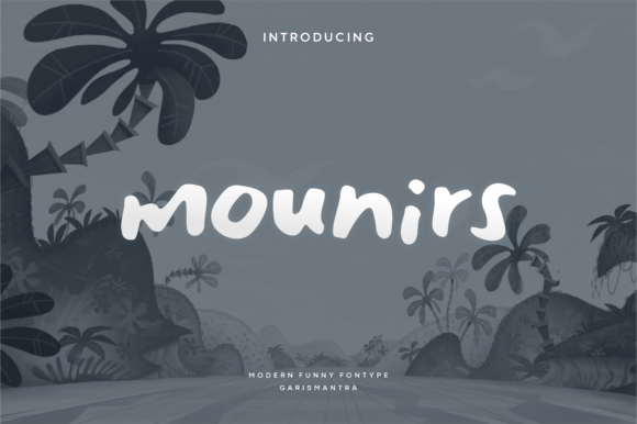 Mounirs: The Cool Display Font for Eye-Catching Campaigns