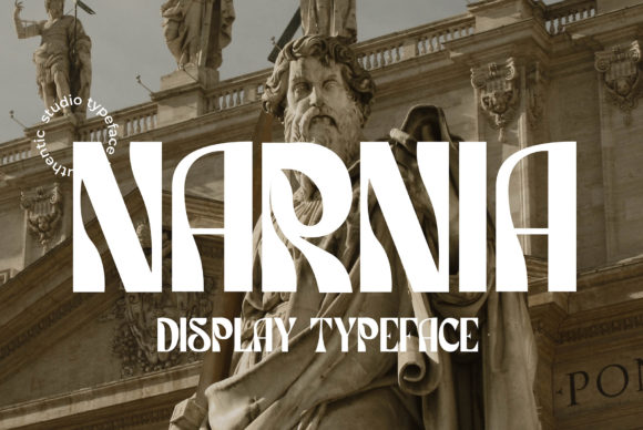 Narnia Font for Bold and Playful Craft Creations
