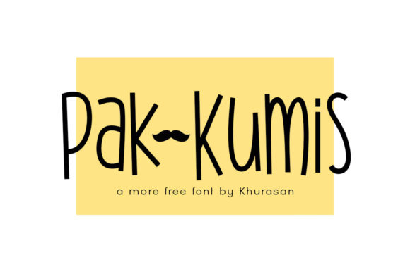 Pak Kumis: A Modern Display Font for Bold Branding