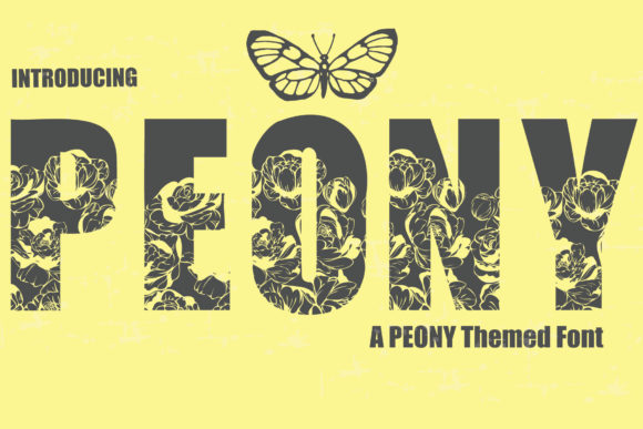 Peony: The Bold Display Font That Elevates Campaign Design