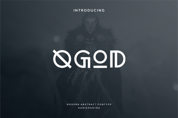Qgod: A Futuristic Font for Creative Makers