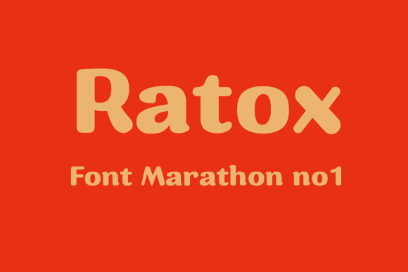 Ratox: A Display Font with Nostalgic Strength for Editorial Design