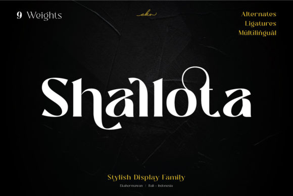 Shallota Font for a Polished and Memorable Brand Look