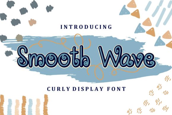 Smooth Wave: A Curly and Cute Display Font for Creative Projects