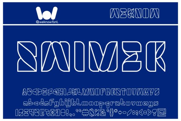 Swimer: A Cool Display Font for Your Brand's Visual Makeover