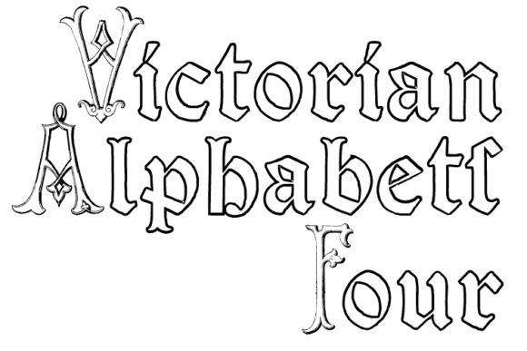 Victorian Alphabets Four for Elegant Branding and Display Typography